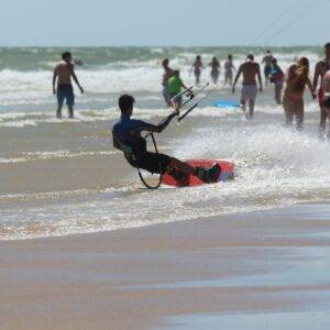 kitesurfing on the beach Hurghada