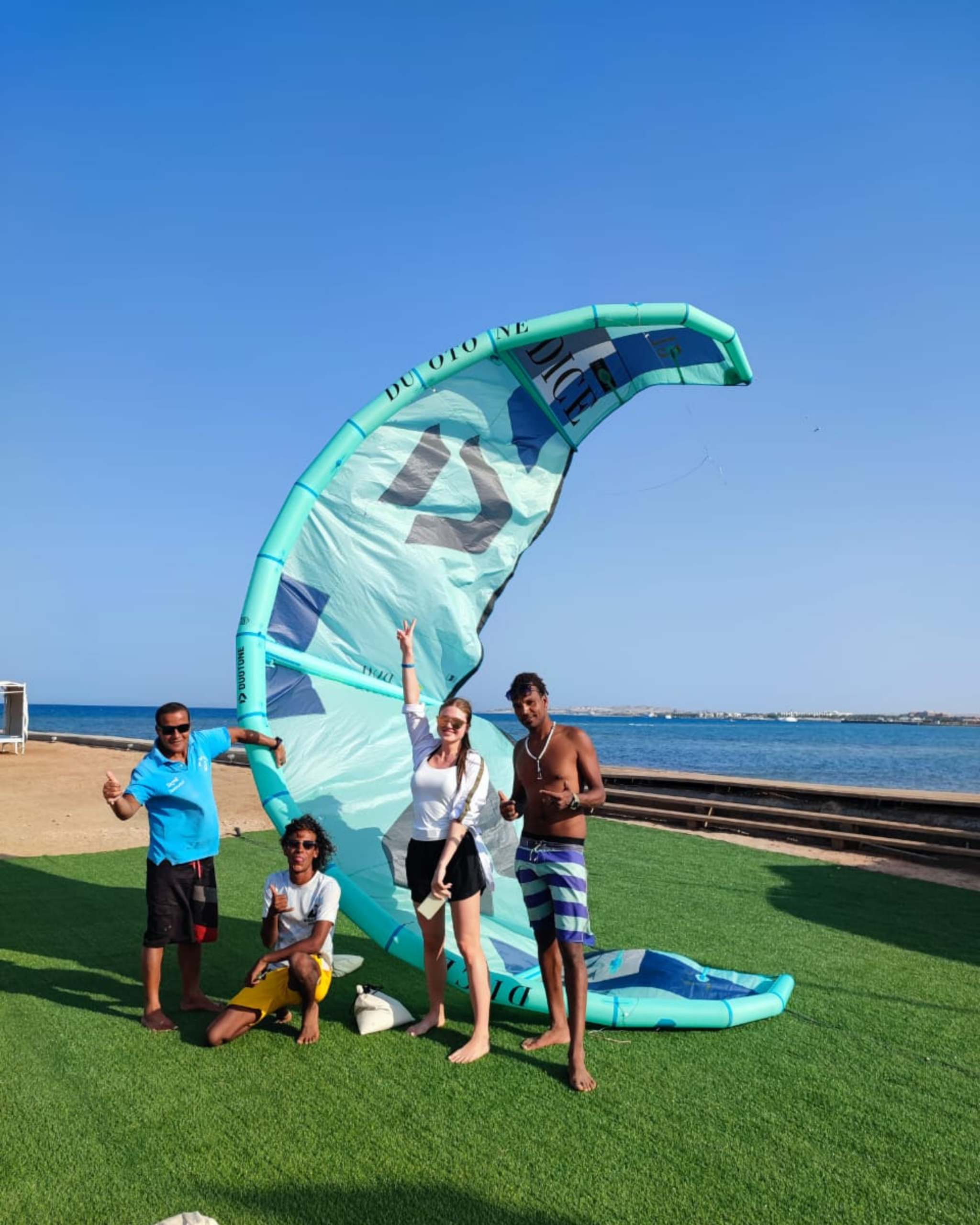 Kitesurfing wingfoil Hurghada IKO instructor Egypt Red Sea