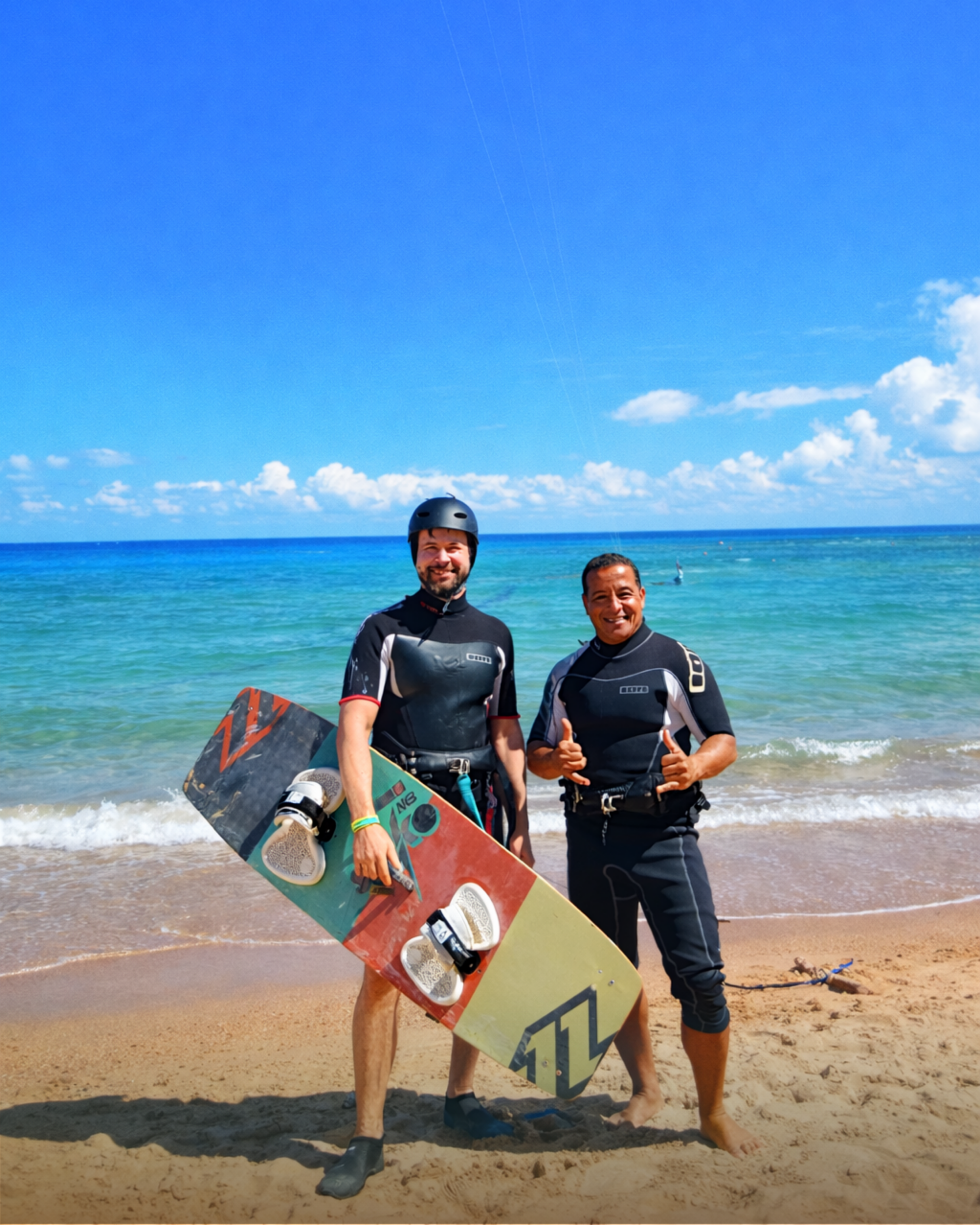 Kitesurfing wingfoil Hurghada IKO instructor Egypt Red Sea