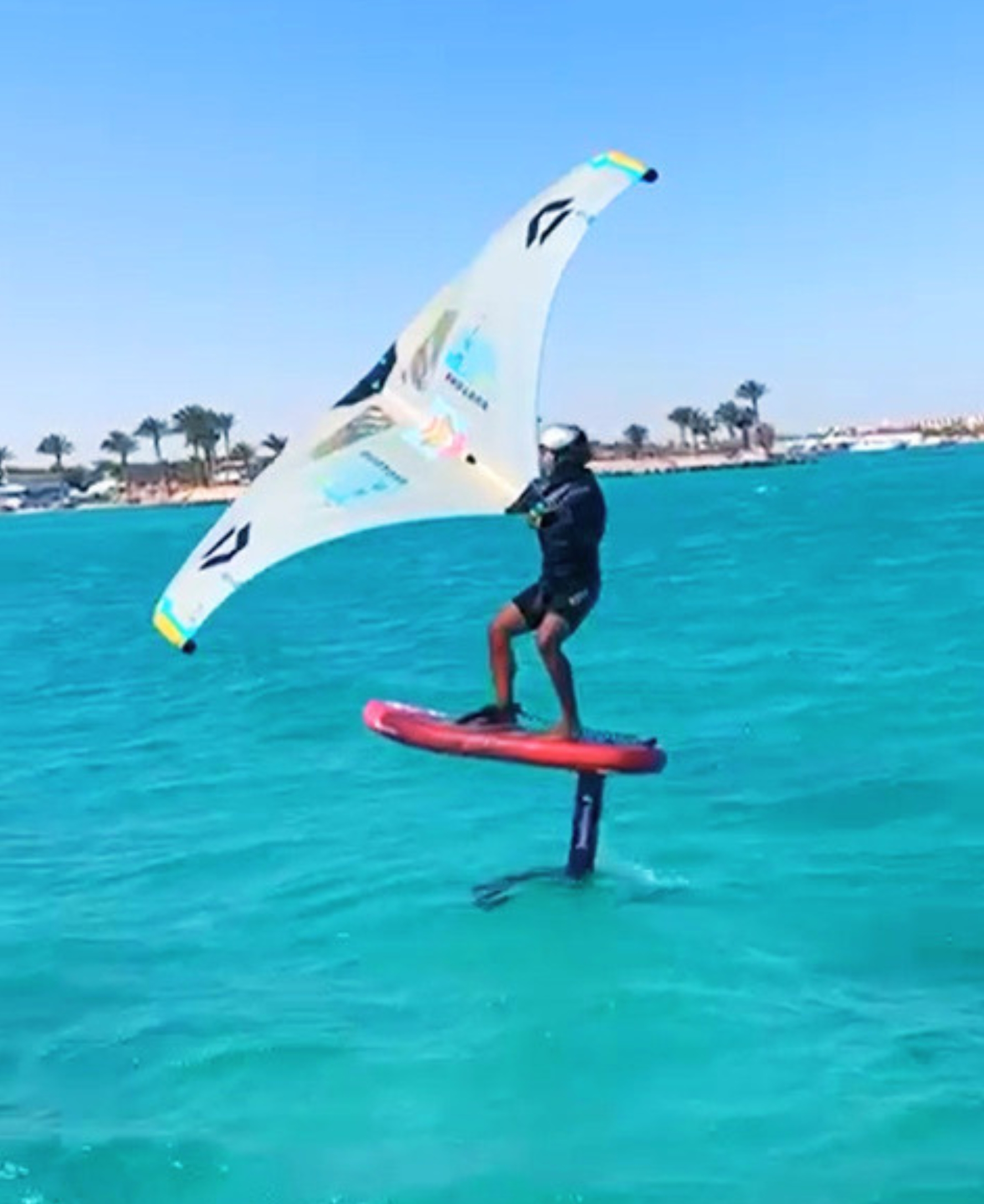 wingfoil Hurghada Red Sea hydrofoil lesson certified instructor IKO wingfoiling Egypt