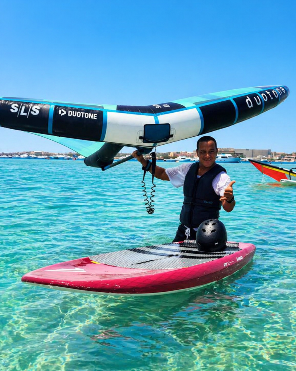 wingfoil private lessons course rental certified instructor IKOHurghada