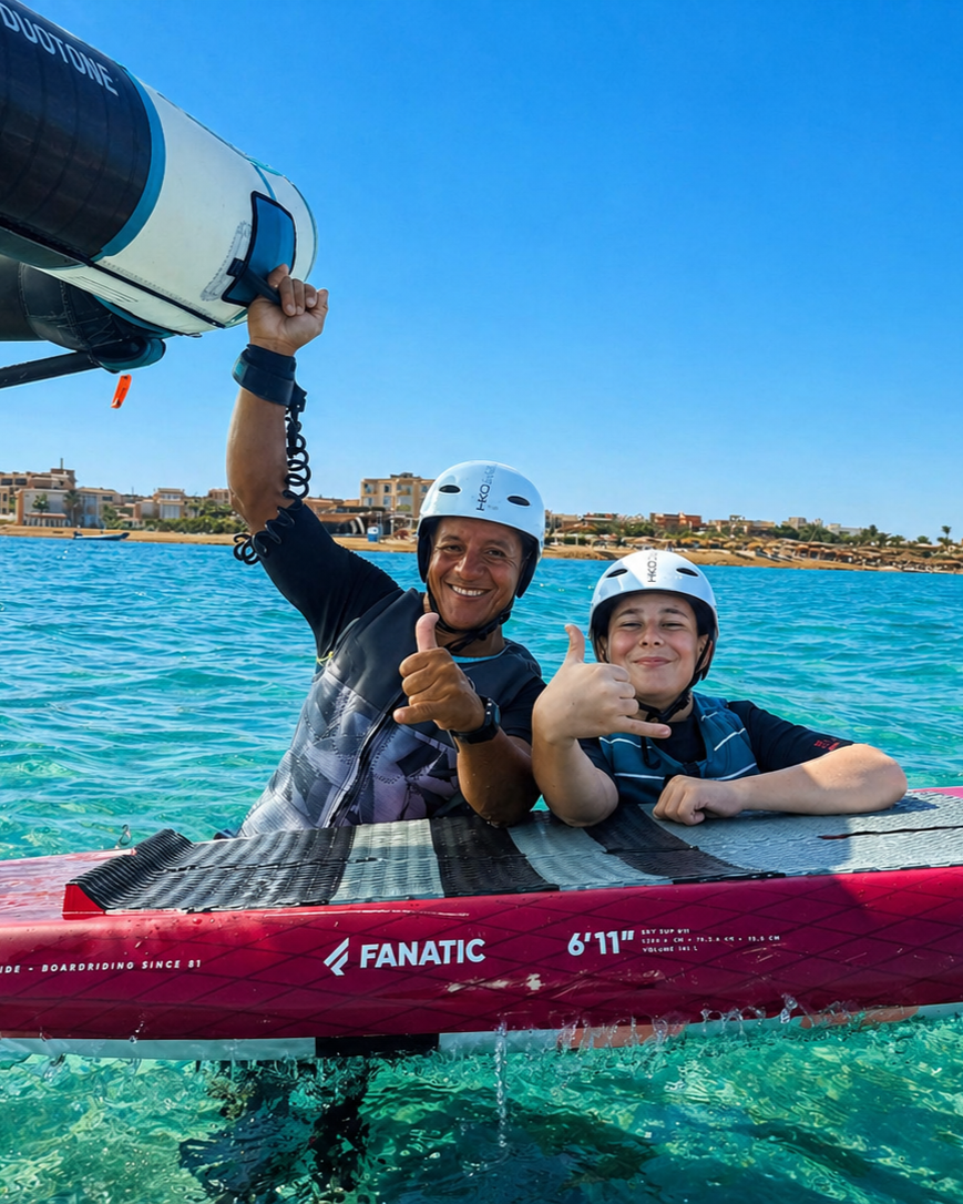 wingfoil private lessons course rental certified instructor IKOHurghada